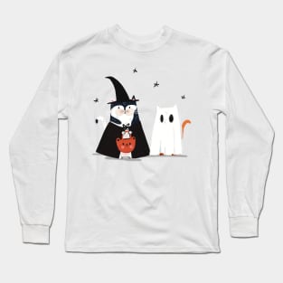 Halloween Cats Long Sleeve T-Shirt